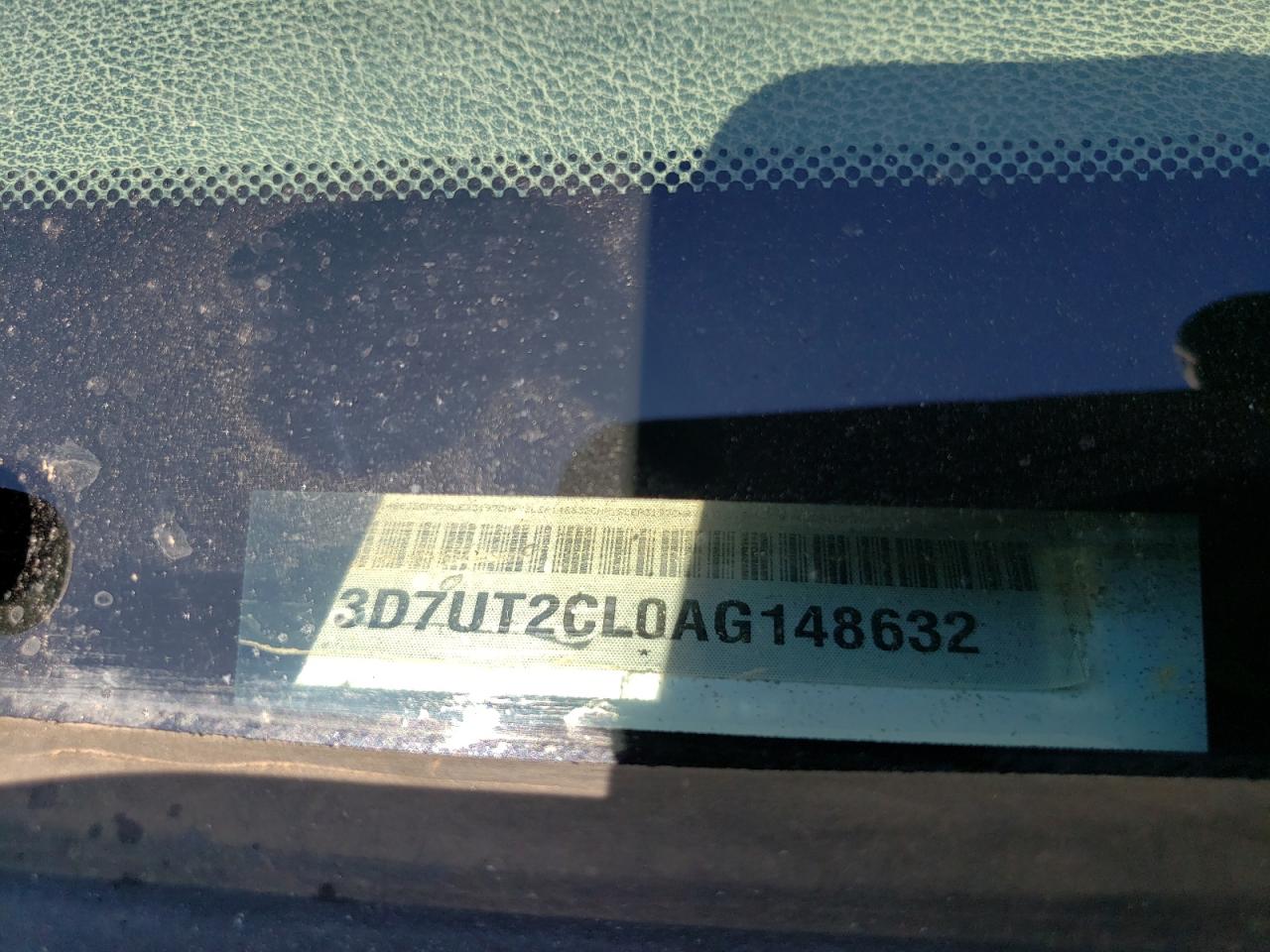 3D7UT2CL0AG148632 2010 Dodge Ram 2500