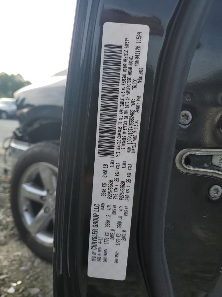 1D7RV1GT4BS662465 2011 Dodge Ram 1500