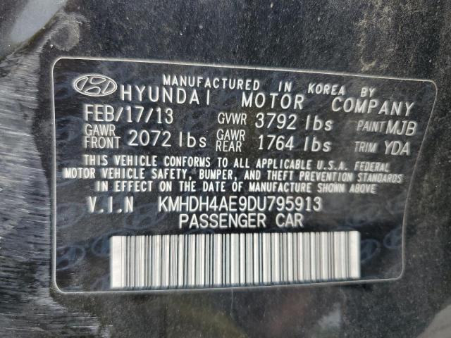 2013 Hyundai Elantra Gls VIN: KMHDH4AE9DU795913 Lot: 54253634