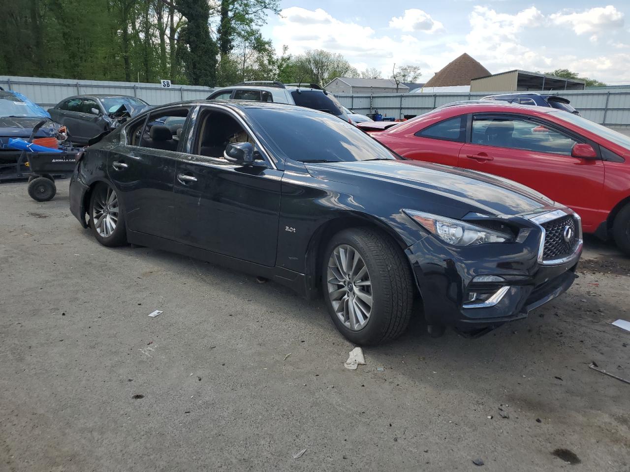 JN1EV7AR2JM432101 2018 Infiniti Q50 Luxe