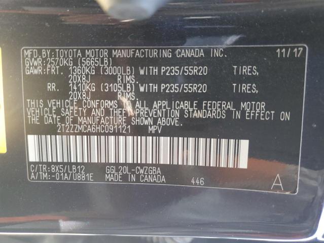 2017 Lexus Rx 350 Base VIN: 2T2ZZMCA6HC091121 Lot: 53171904