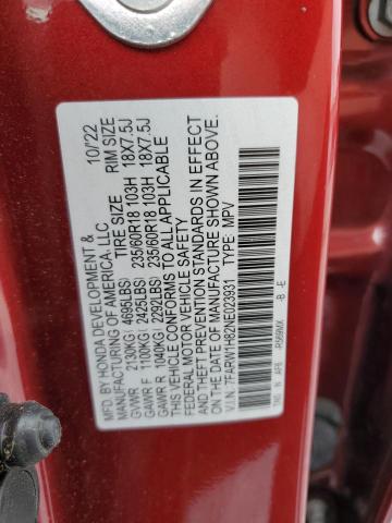 2022 Honda Cr-V Exl VIN: 7FARW1H82NE023931 Lot: 53893484