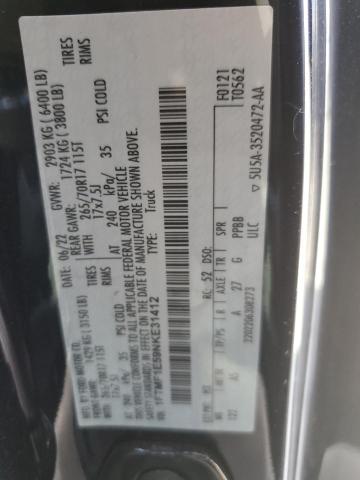 2022 Ford F150 VIN: 1FTMF1E59NKE31412 Lot: 55402734