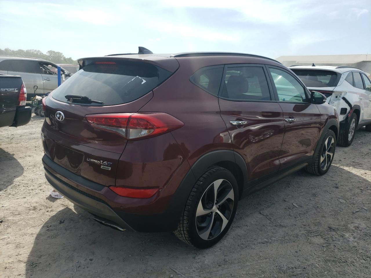 KM8J3CA26GU133034 2016 Hyundai Tucson Limited