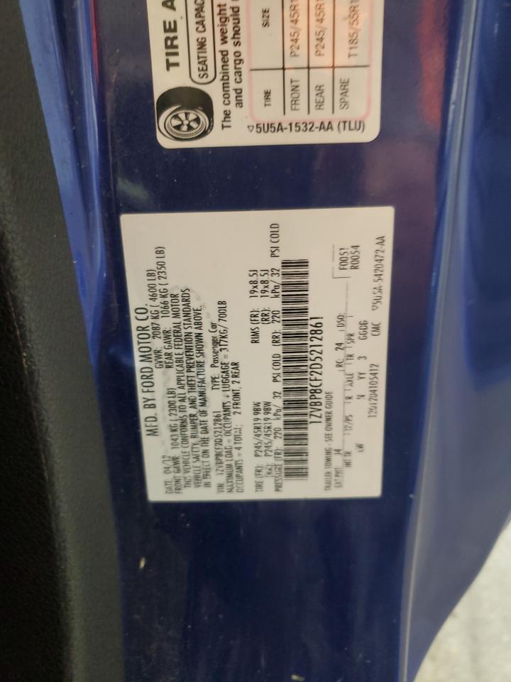 1ZVBP8CF2D5212861 2013 Ford Mustang Gt