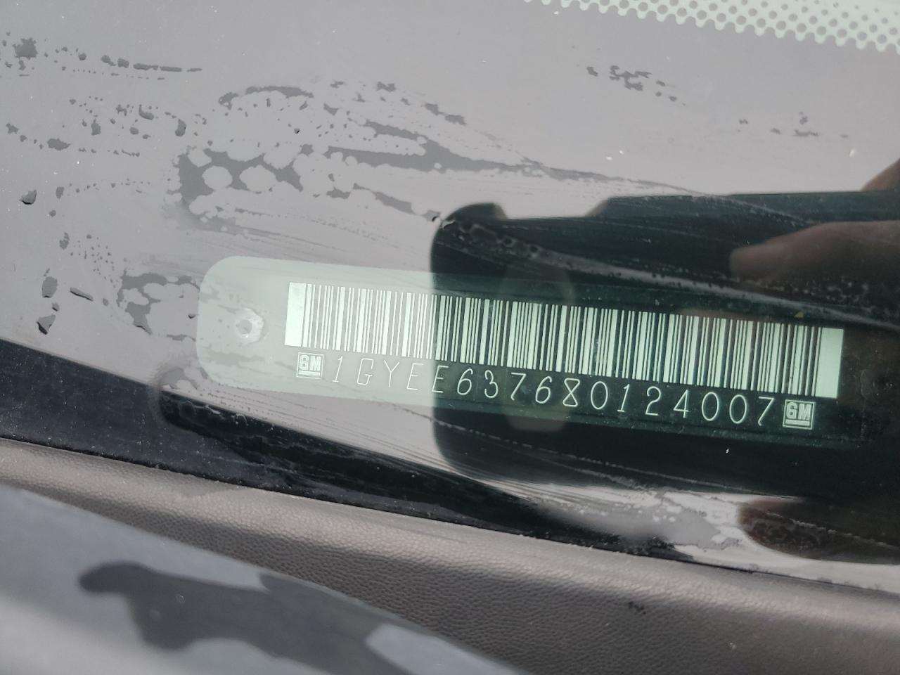 1GYEE637680124007 2008 Cadillac Srx