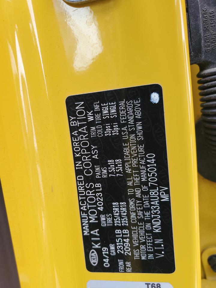 KNDJ33AU8L7050140 2020 Kia Soul Ex