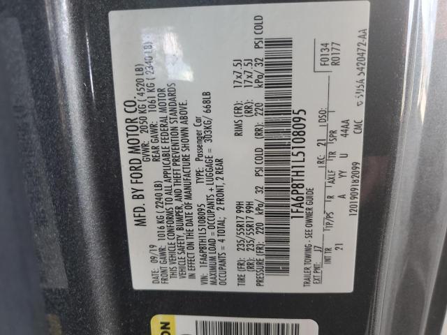 2020 Ford Mustang VIN: 1FA6P8TH1L5108095 Lot: 56645864