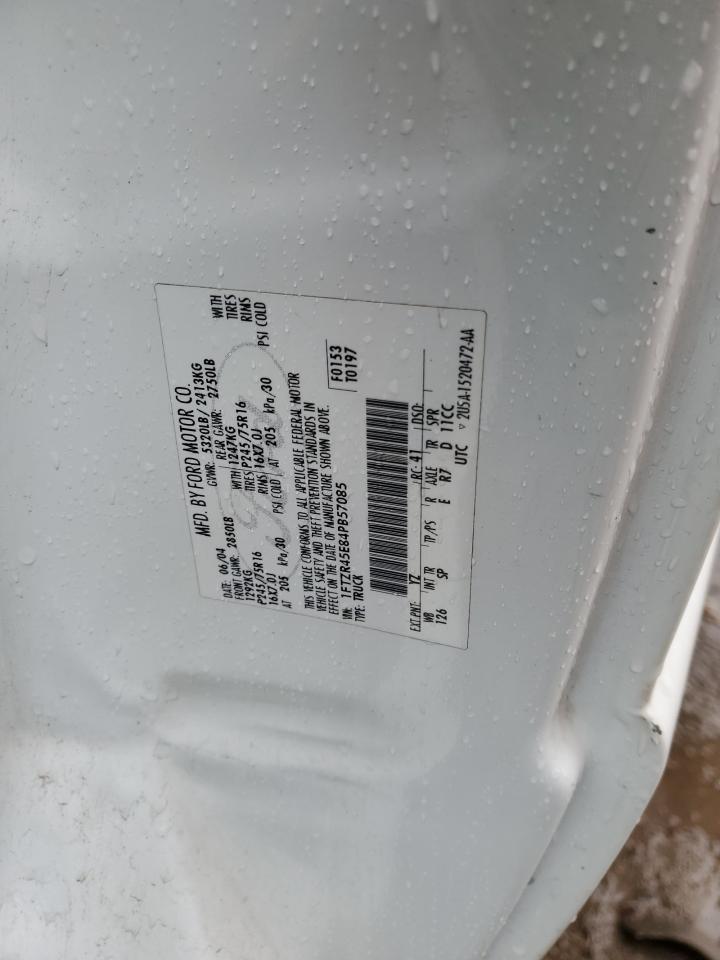 1FTZR45E84PB57085 2004 Ford Ranger Super Cab