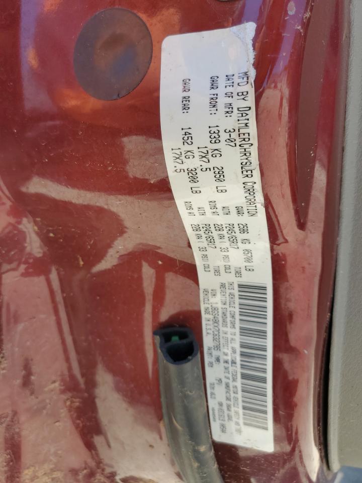 1J8GS48KX7C632785 2007 Jeep Grand Cherokee Laredo