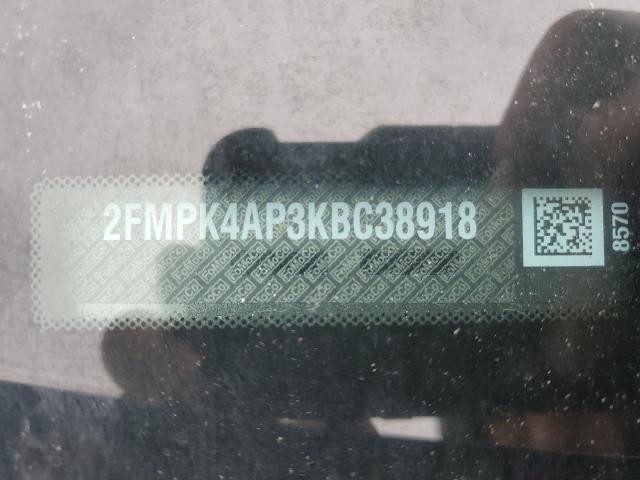 2019 Ford Edge St VIN: 2FMPK4AP3KBC38918 Lot: 55164504