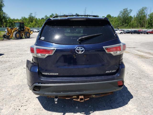 2016 Toyota Highlander Xle VIN: 5TDJKRFH0GS264729 Lot: 56648334