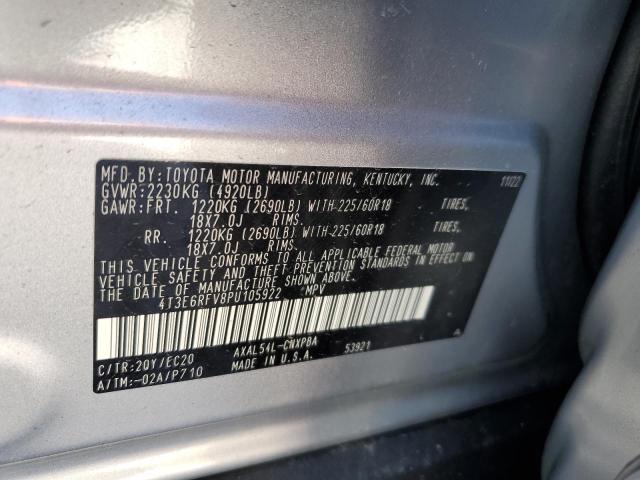 2023 Toyota Rav4 Xse VIN: 4T3E6RFV8PU105922 Lot: 56819254