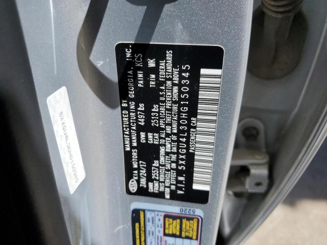 2017 Kia Optima Ex VIN: 5XXGU4L30HG150345 Lot: 55162984