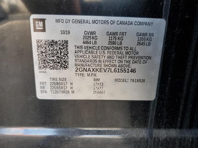 2GNAXKEV7L6155146 2020 CHEVROLET EQUINOX - Image 13