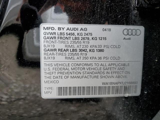 VIN WA1BNAFY7J2168893 2018 Audi Q5, Premium Plus no.14