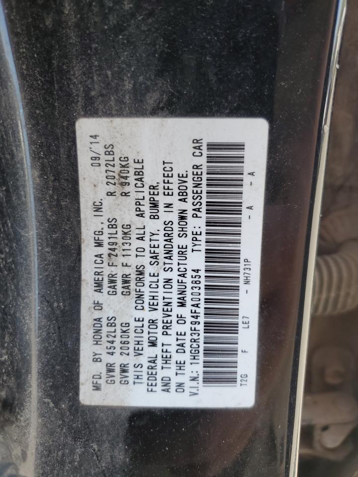 1HGCR3F94FA003854 2015 Honda Accord Touring