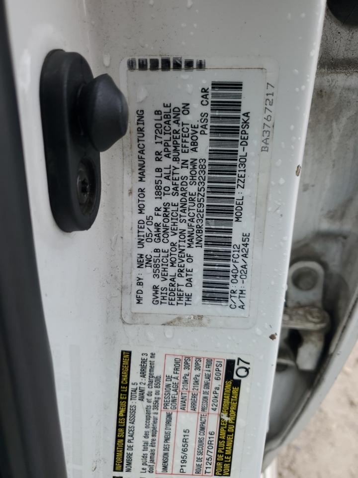 1NXBR32E95Z532383 2005 Toyota Corolla Ce