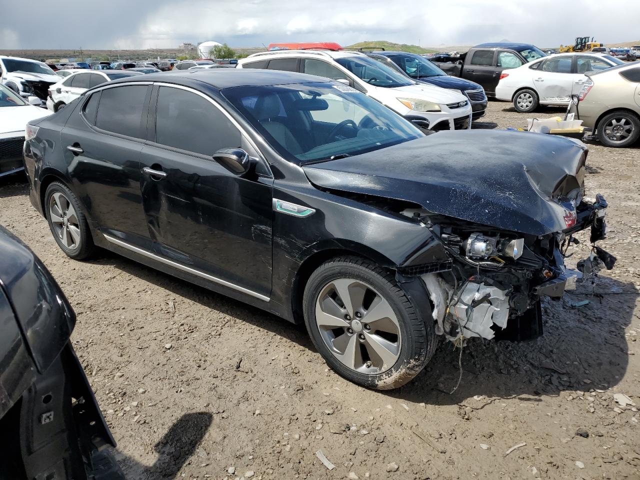 2014 Kia Optima Hybrid vin: KNAGN4AD7E5072684