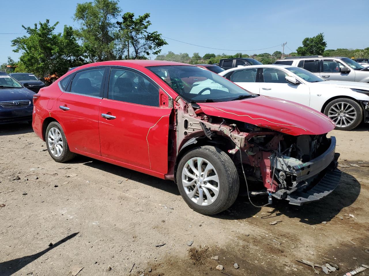 3N1AB7AP0JL616601 2018 Nissan Sentra S