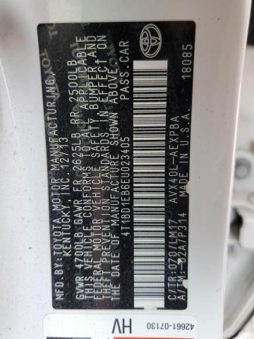 2014 Toyota Avalon Hybrid VIN: 4T1BD1EB6EU023405 Lot: 56065244