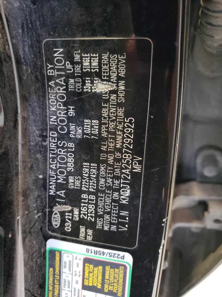 KNDJT2A25B7292925 2011 Kia Soul +