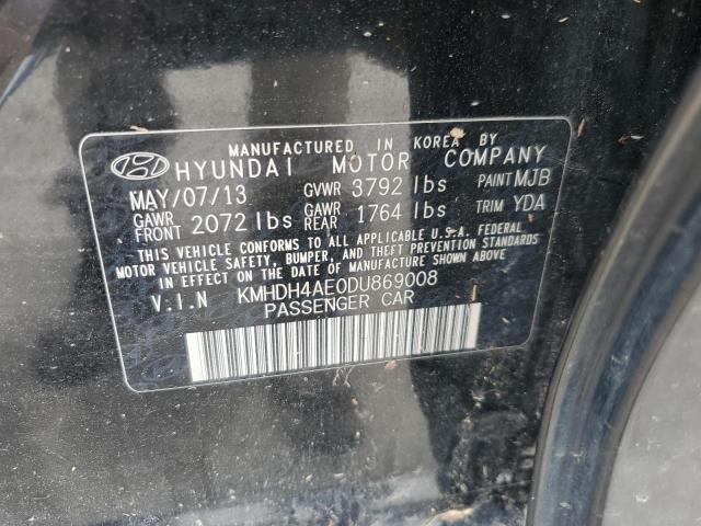 2013 Hyundai Elantra Gls VIN: KMHDH4AE0DU869008 Lot: 54918014