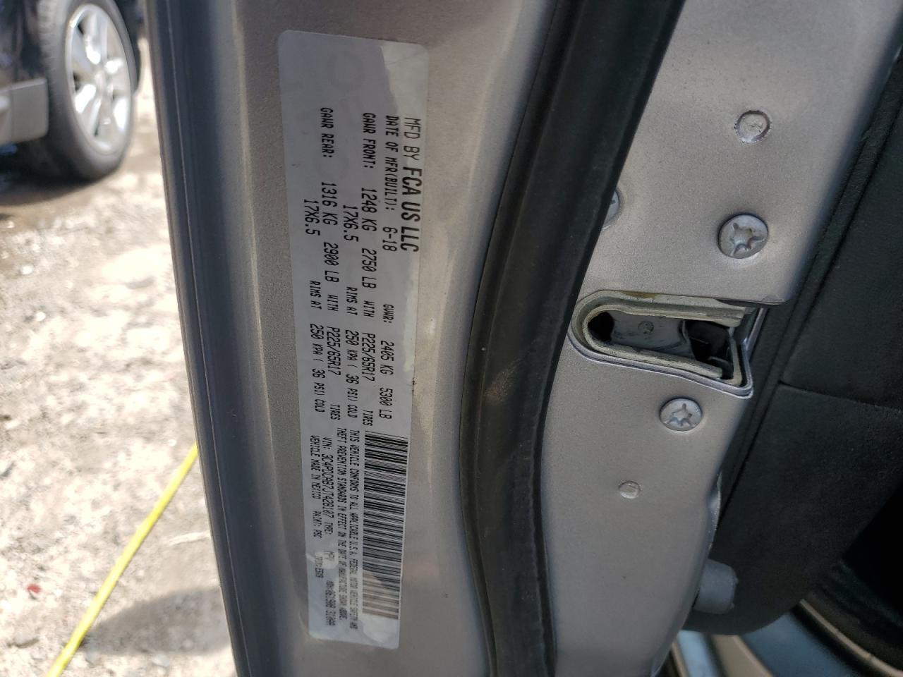 3C4PDCAB7JT428107 2018 Dodge Journey Se