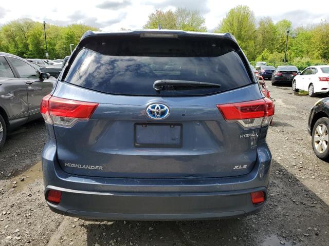 2019 Toyota Highlander Hybrid VIN: 5TDJGRFHXKS057095 Lot: 53746854