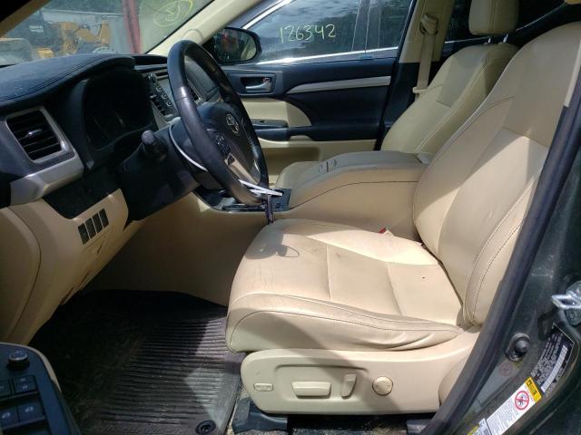 VIN 5TDJKRFH5ES063793 2014 Toyota Highlander, Xle no.7