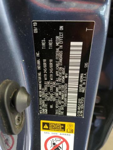 2019 Toyota Highlander Hybrid VIN: 5TDJGRFH6KS076050 Lot: 53104174