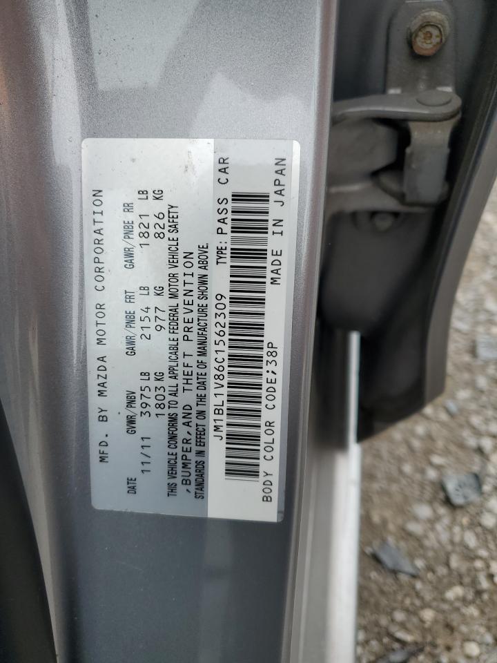 JM1BL1V86C1562309 2012 Mazda 3 I