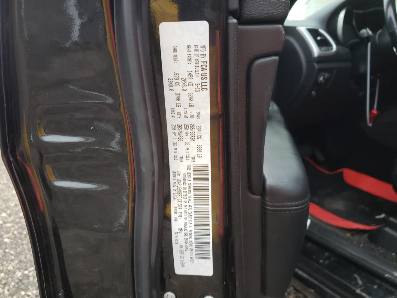 1C4RJEAG8FC131584 2015 Jeep Grand Cherokee Laredo