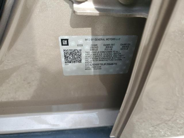 2018 Chevrolet Malibu Lt VIN: 1G1ZD5ST0JF264875 Lot: 55314414