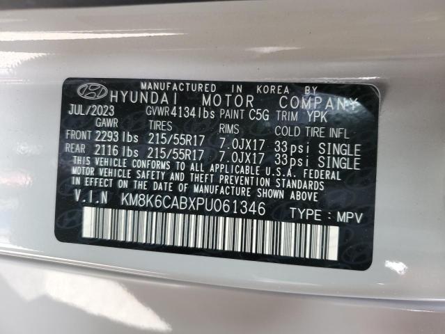 2023 Hyundai Kona Sel VIN: KM8K6CABXPU061346 Lot: 54779024