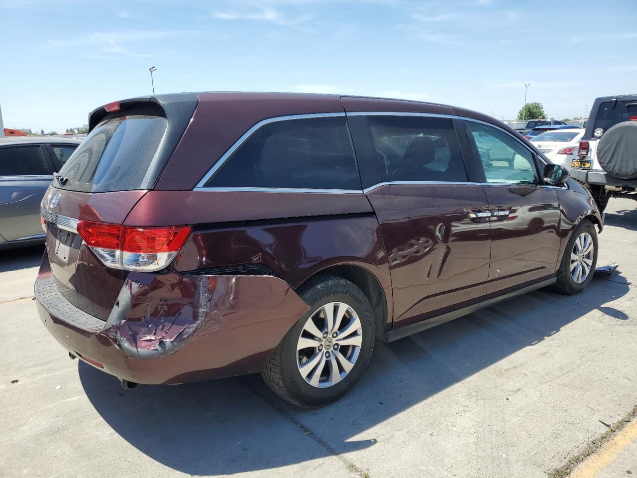 5FNRL5H6XEB009110 2014 Honda Odyssey Exl