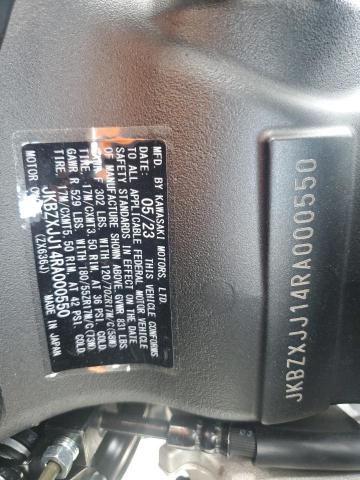 2024 KAWASAKI ZX636 K - JKBZXJJ14RA000550