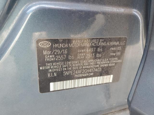 2016 HYUNDAI SONATA SE - 5NPE24AF2GH417403