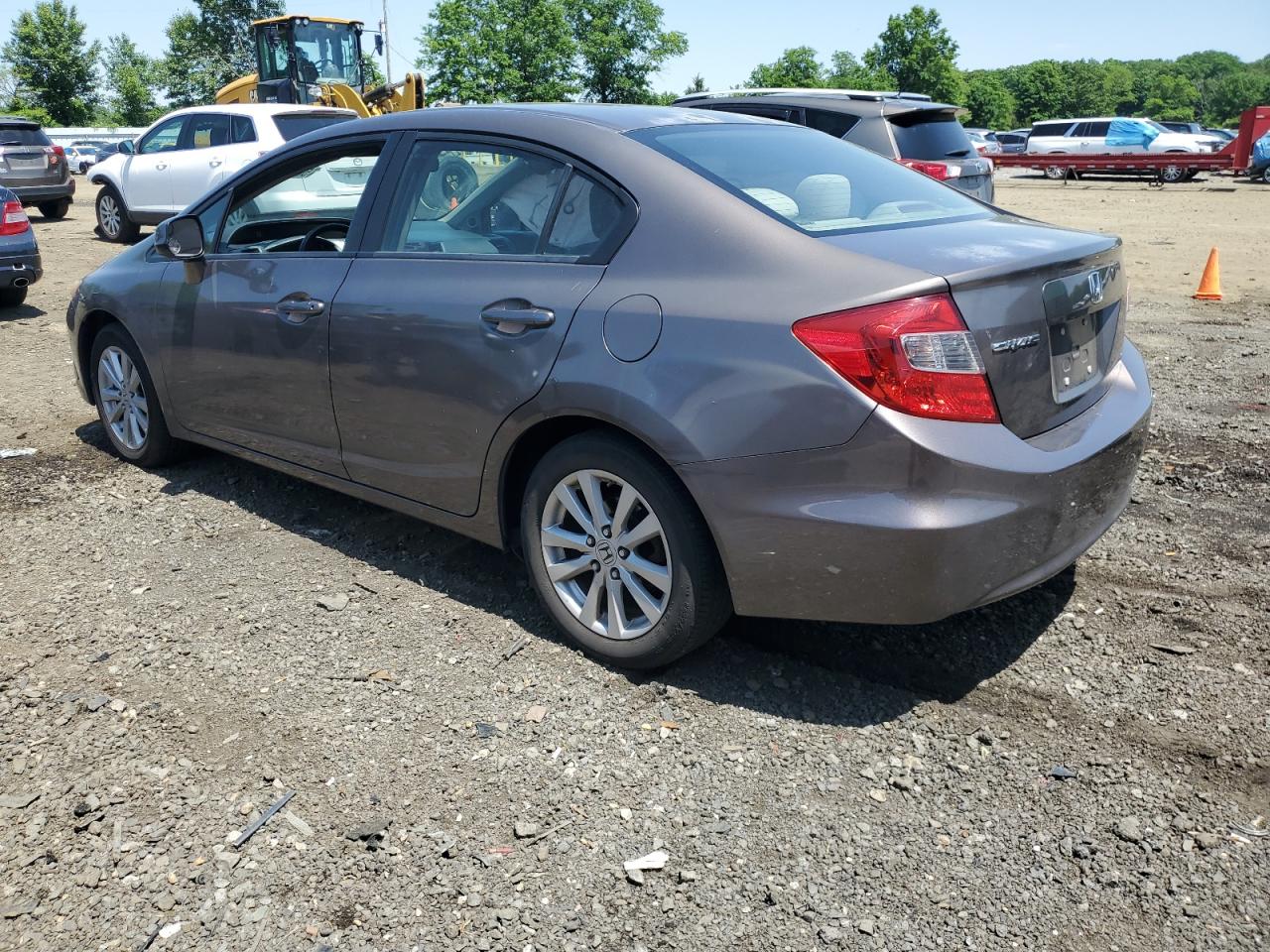 Lot #2852532915 2012 HONDA CIVIC EX