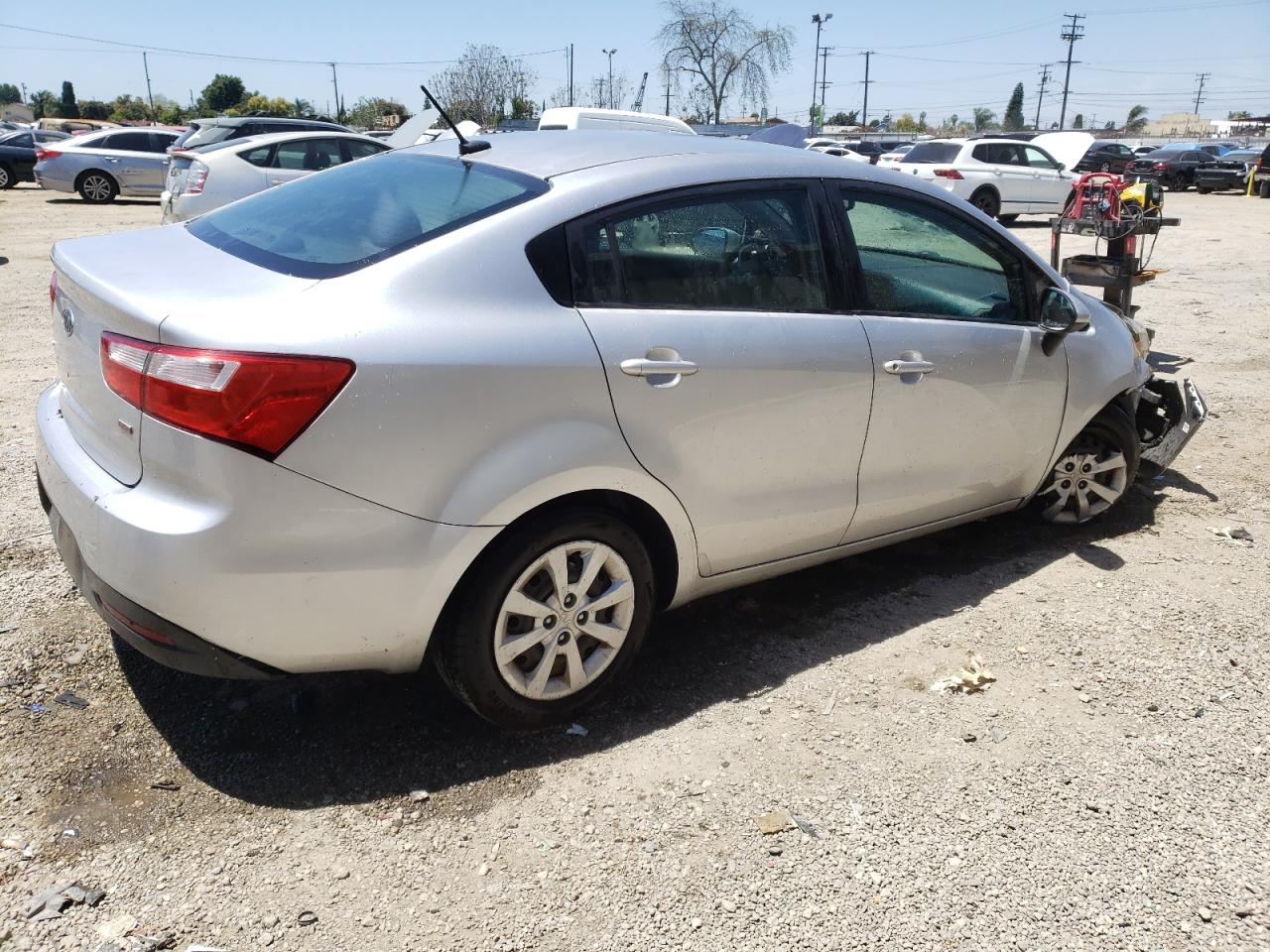 2013 Kia Rio Lx vin: KNADM4A34D6104108