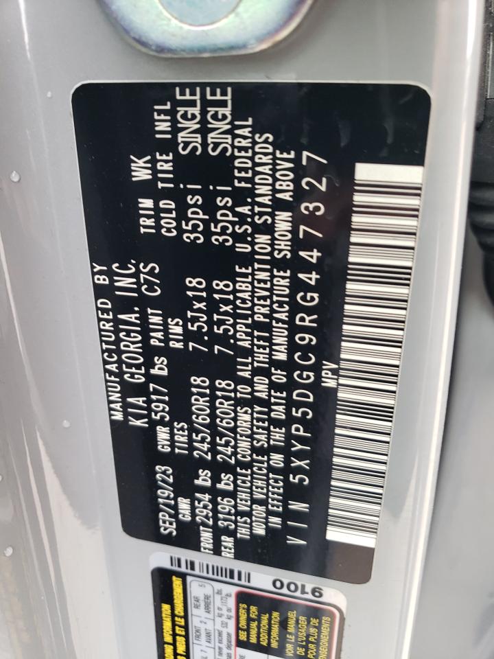 5XYP5DGC9RG447327 2024 Kia Telluride Sx