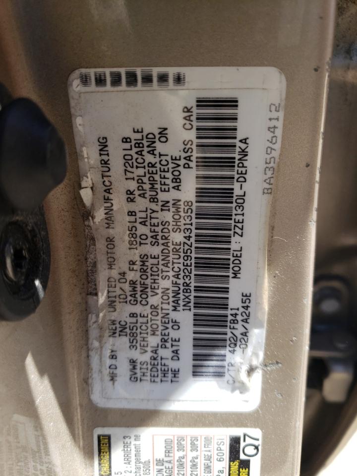 1NXBR32E95Z431358 2005 Toyota Corolla Ce