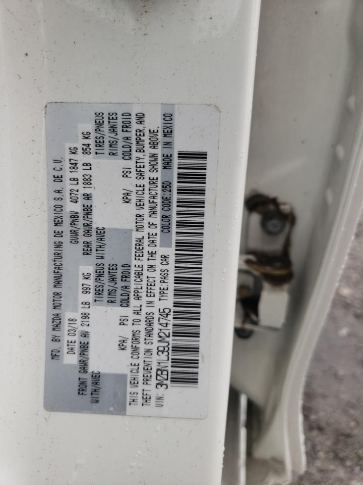 3MZBN1L39JM214745 2018 Mazda 3 Touring