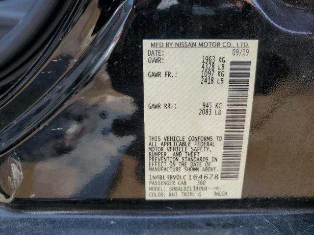 2020 Nissan Altima S VIN: 1N4BL4BV0LC164678 Lot: 55329924