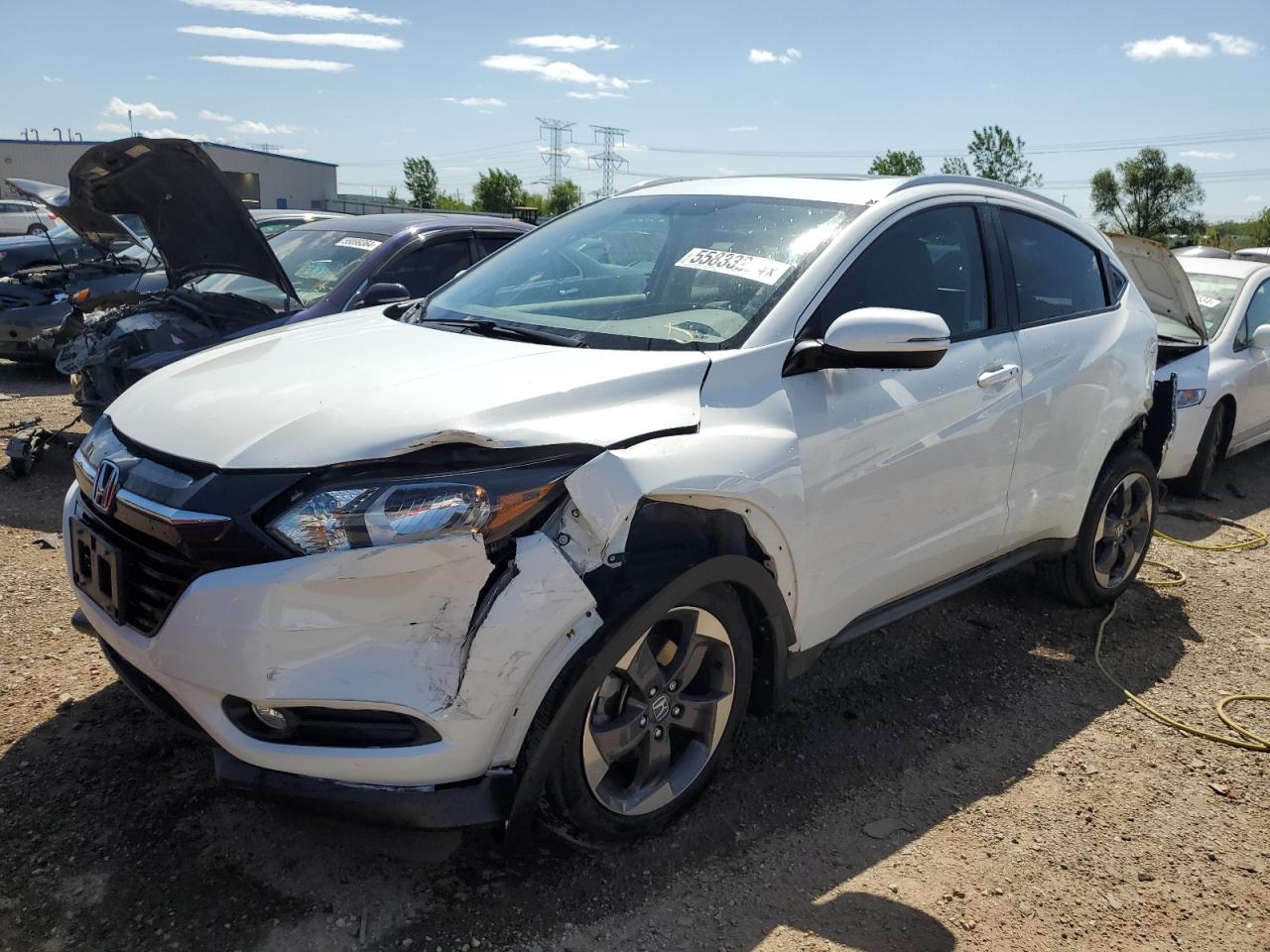 Lot #2558814965 2018 HONDA HR-V EXL