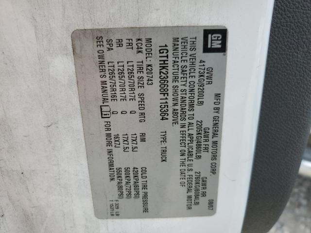 2008 GMC Sierra K2500 Heavy Duty VIN: 1GTHK23668F115364 Lot: 56019574