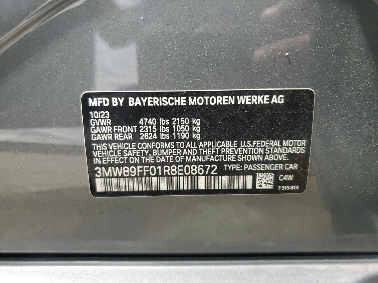 3MW89FF01R8E08672 2024 BMW 330Xi