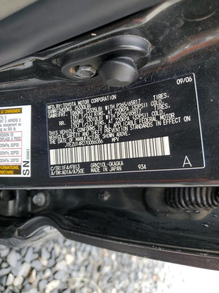 JTEZU14R270086086 2007 Toyota 4Runner Sr5