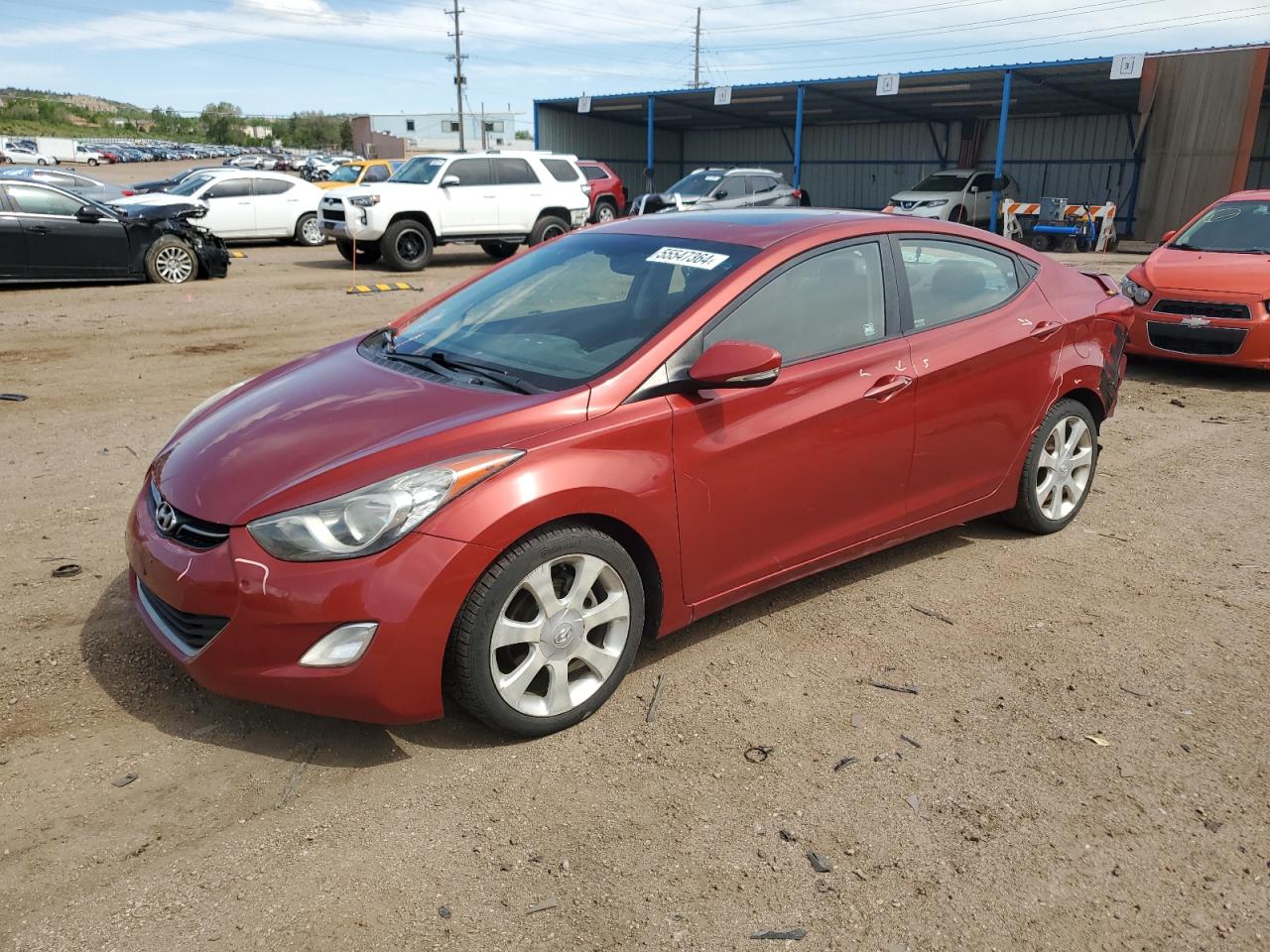 KMHDH4AE8CU189114 2012 Hyundai Elantra Gls