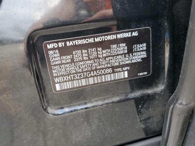 2016 BMW X1 XDRIVE2 - WBXHT3Z37G4A50086